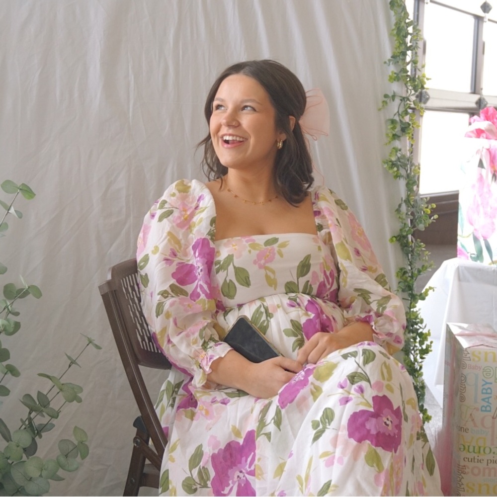 One Loved Babe Floral Maxi Dress
